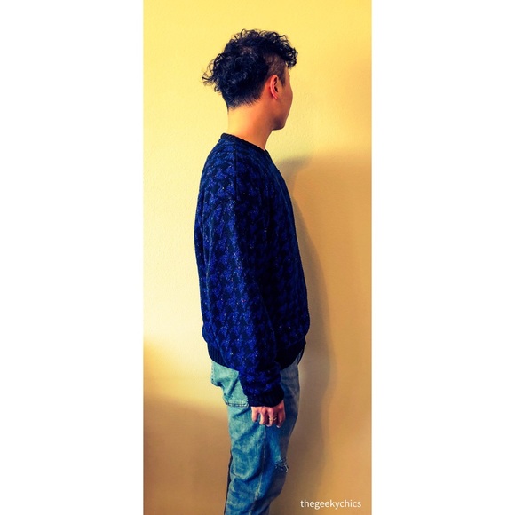 1990’s Concrete Geometric knit Sweater - Picture 5 of 8